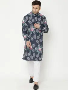 hangup trend Men Printed Kurta with Churidar