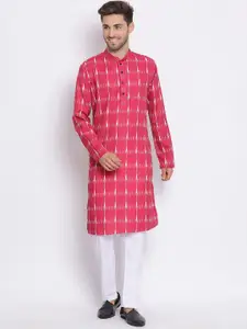 hangup trend Men Black Printed Kurta with Pyjama