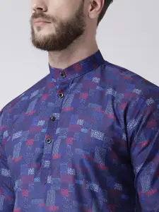 hangup trend Men Printed Pure Cotton Kurta with Pyjamas