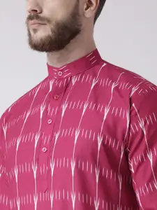hangup trend Men Printed Pure Cotton Kurta with Pyjamas