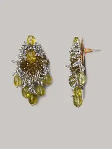 D'oro Contemporary Drop Earrings