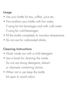 Milton Peach Vertex 1000 Thermosteel 24 Hours Hot or Cold Bottle with Tumbler 1 L