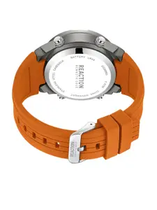 REACTION KENNETH COLE Men Textured Strap Analogue and Digital Watch KRWGQ9006003