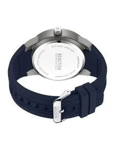 REACTION KENNETH COLE Men Textured Strap Analogue Watch KRWGM9006203