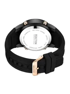 REACTION KENNETH COLE Men Digital Silicon Strap Sports Watch KRWGP2191305