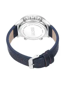 REACTION KENNETH COLE Men Leather Strap Analogue and Digital Watch KRWGD9006602