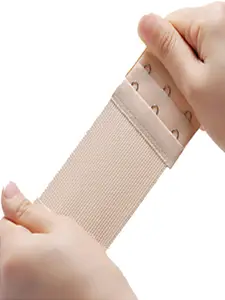 FIMS Women 3 Hook 3 Eye Pack of 1 Stretchy Bra Extension