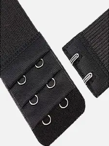 FIMS Women Pack Of 3 2 Hook & 3 Eye Stretchy Bra Extensions