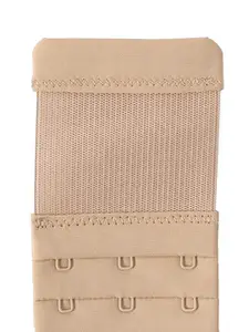 FIMS Women Pack of 2 Beige 3 Hook 3 Eye Stretchy Bra Extension