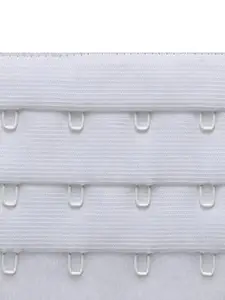 FIMS Women 4 Hook 4 Eye Pack of 1 Stretchy Bra Extension