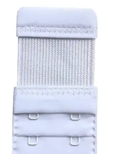 FIMS Women Pack of 3 White Stretchable Bra Extenders