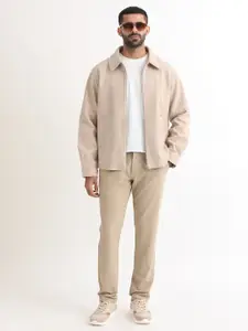 RARE RABBIT Men Tweeder Tailored Fit Crop Jacket