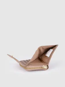 Baggit Women Pink Printed Three Fold Wallet