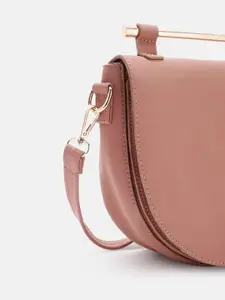 Baggit Women Solid Half Moon Satchel