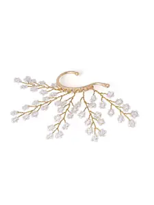 D'oro Contemporary Ear Cuff Earrings