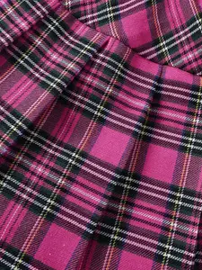 INCLUD Girls Checked Flared Mini Skirts