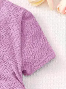 INCLUD Girls Textured Bodycon Dress