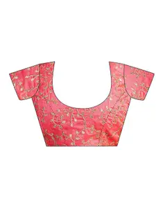 Mitera Embroidered Pure Georgette Leheriya Saree