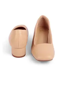 Tresmode Leather Work Block Pumps