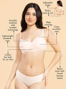 Enamor Cloud Soft Vanish-Edge Lift Bra With Cotton Bonding Technology A132