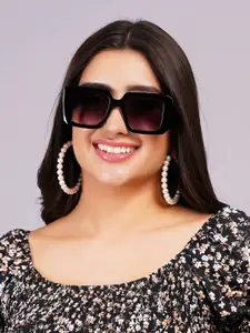 DressBerry Women Rectangle Sunglasses with UV Protected Lens