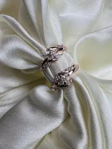 Arte Jewels Rose Gold-Plated Toe Rings