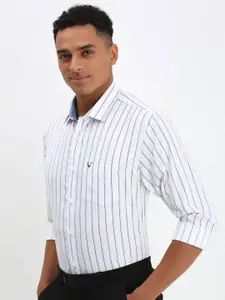 Allen Solly Men Spread Collar Striped Cotton Slim Fit Formal Shirt