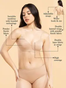 Enamor Air-Brush Soft Perfect Lift Bra With Versatile U-Shape Back F123