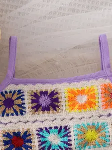 INCLUD Girls Crochet Top with Shorts