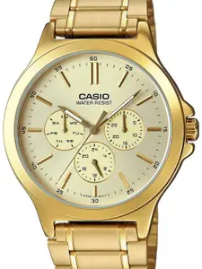 CASIO Men Dial & Stainless Steel Cuff Straps Analogue Watch A2319