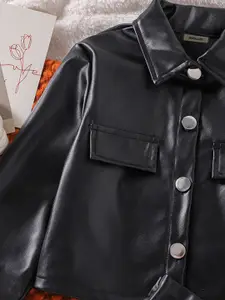 INCLUD Girls Long Sleeves Shirt with Skirt