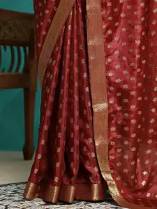 Jaipur Kurti Woven Zari Banarasi Saree