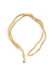 Priyaasi Gold-Plated Two Layered Elegance Necklace