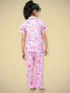 BAESD Girls Printed Night suit