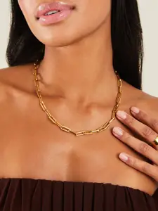 Accessorize Gold-Plated Stainless Steel Necklace