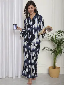 Boston Club Women Printed Night suit