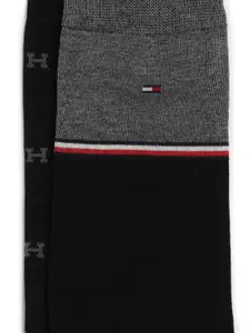 Tommy Hilfiger Men Pack Of 2 Patterned Above Ankle-Length Socks