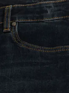 Snitch Men Narrow Skinny Fit Light Fade Stretchable Jeans