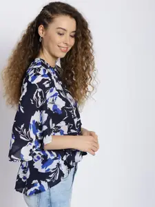 Sera Women Floral Printed Round Neck Top