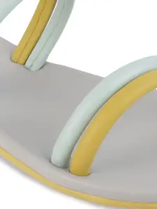 Metro Women Colourblocked Open Toe Flats