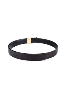 WINSOME DEAL Men Push Pin Textured Formal Belt