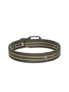 WINSOME DEAL Men Tang Closure Textured Casual Belt