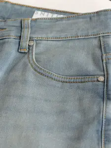 Snitch Men Narrow Skinny Fit Low Distress Heavy Fade Stretchable Jeans