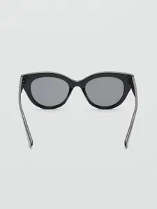 MANGO Women Round Sunglasses with UV Protected Lens 77022541