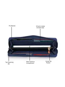 Kenneth Cole Women PU Zip Around Wallet