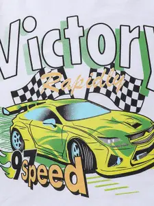 INCLUD Girls Printed T-shirt with Trousers