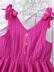 INCLUD kids girls Shoulder Straps Fit & Flare Dress