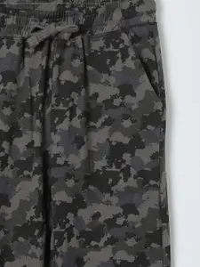 Fame Forever by Lifestyle Boys Printed Mid-Rise Cotton Joggers