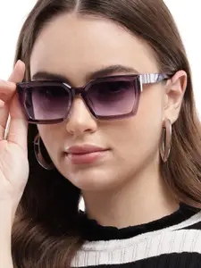 Carlton London Women Rectangle Sunglasses with UV Protected Lens