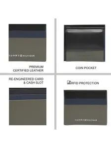 Tommy Hilfiger Men Leather Two Fold Wallet